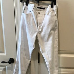 Ralph Lauren skinny white jeans never worn!